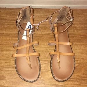 Old Navy Strappy Zip-Back Gladiator Sandals